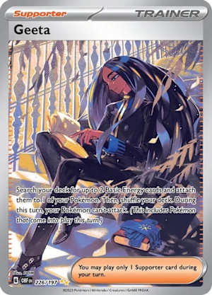 Geeta trainer Obsidian Flame